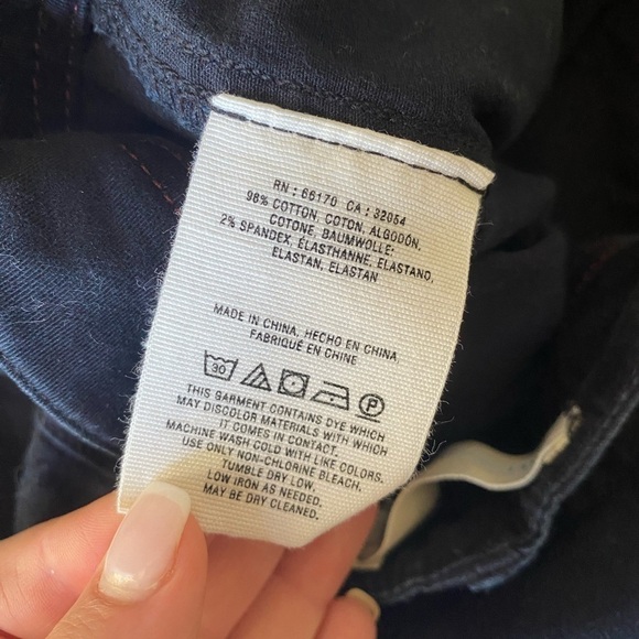 Anthropologie Hei Hei Black Slim Utility Cargo Pants in Sz 25 - Picture 6 of 6